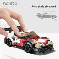 technical moc racing series ideas building blocks famous sports super car bricks classic model diy toys for children gift