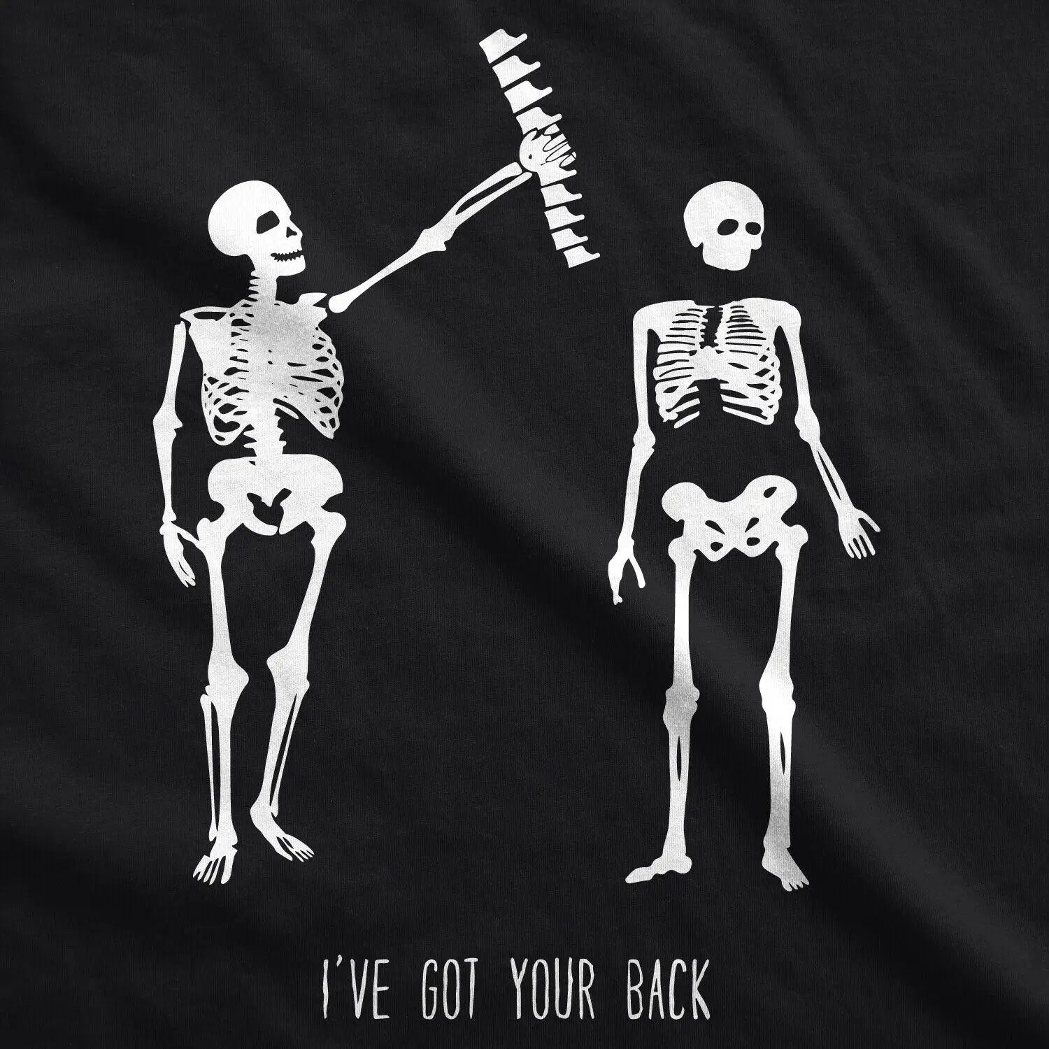 

Mens Got Your Back Funny Halloween Skeleton Best Friend T shirt