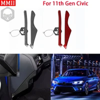 rrx for 11th gen honda civic 2022 interior carbon fiber buffer protection dashboard decoration cover trim sticker car accessory