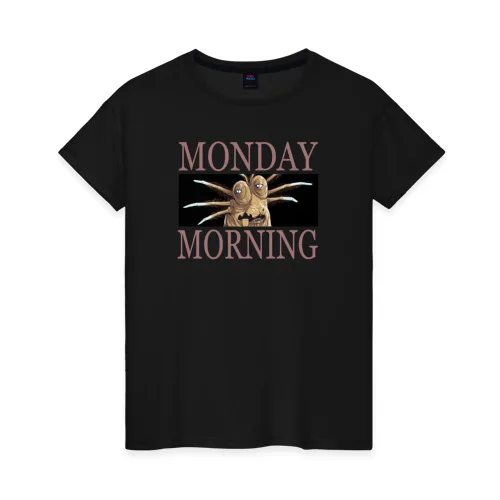 Женская футболка хлопок Monday Morning | одежда