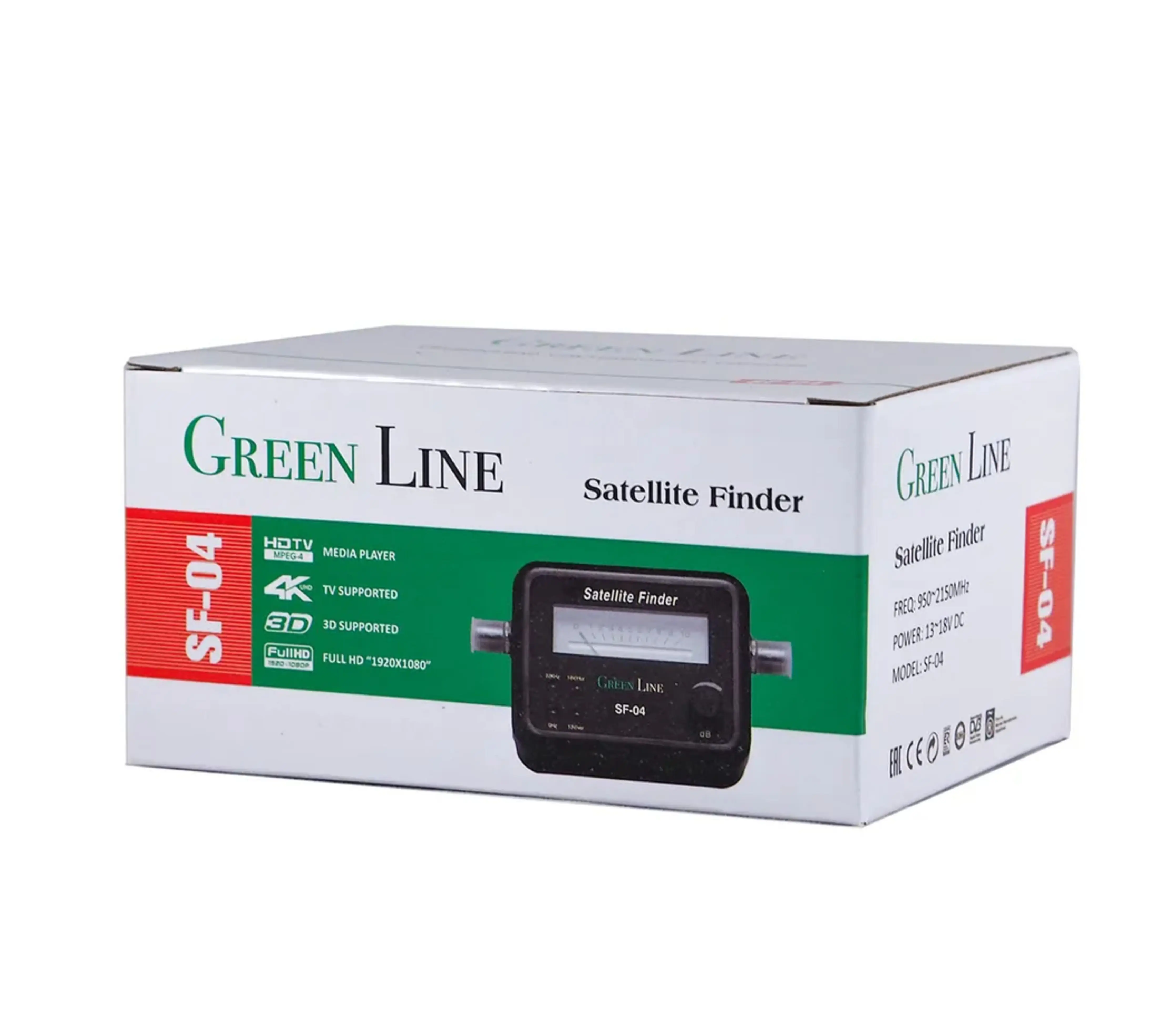 Измерительный прибор SatFinder GreenLine SF-04 стрелочный для настройки спутникового ТВ