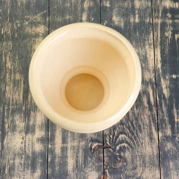 Кашпо Кубок бежевое 3 л | Дом и сад