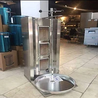 shawarma gyro machine gas 3 burners turkish doner kebab barbecue commercial kitchen equipments