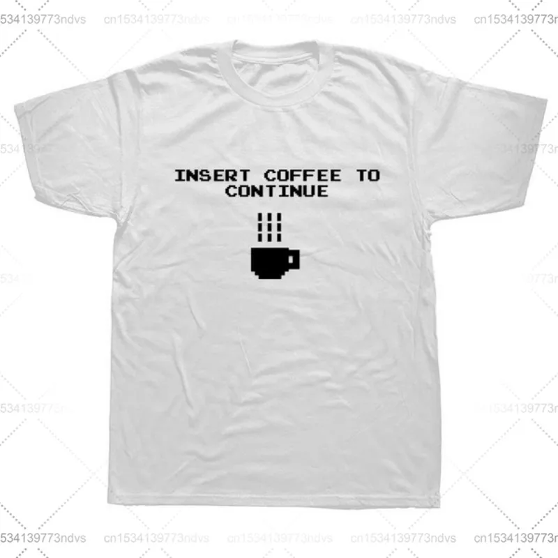 

Insert Coffee To Continue Computer Programmer T-shirt