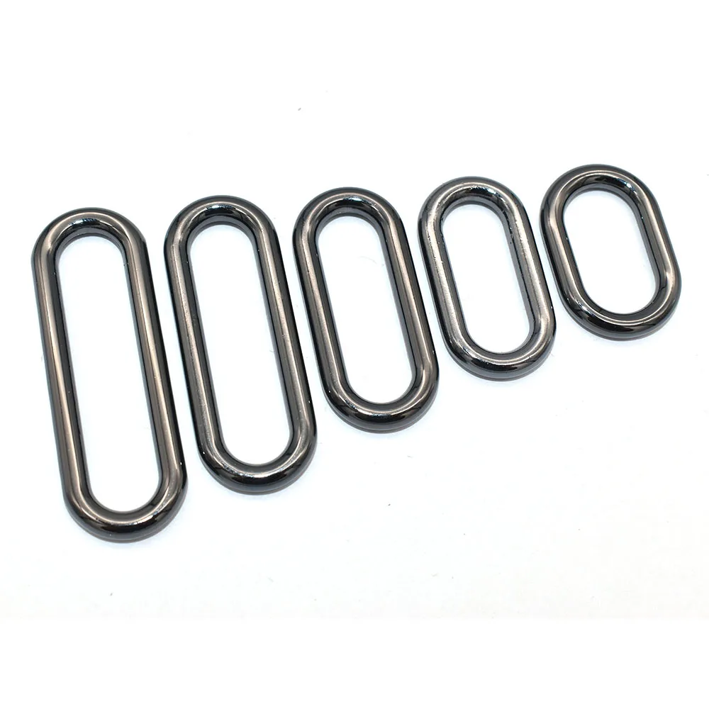

O Ring Buckle Oval Slide Buckles - Purse Backpack Buckle Non Welded Oval Loop Rings Belt Buckle For Handbag webbing hardware