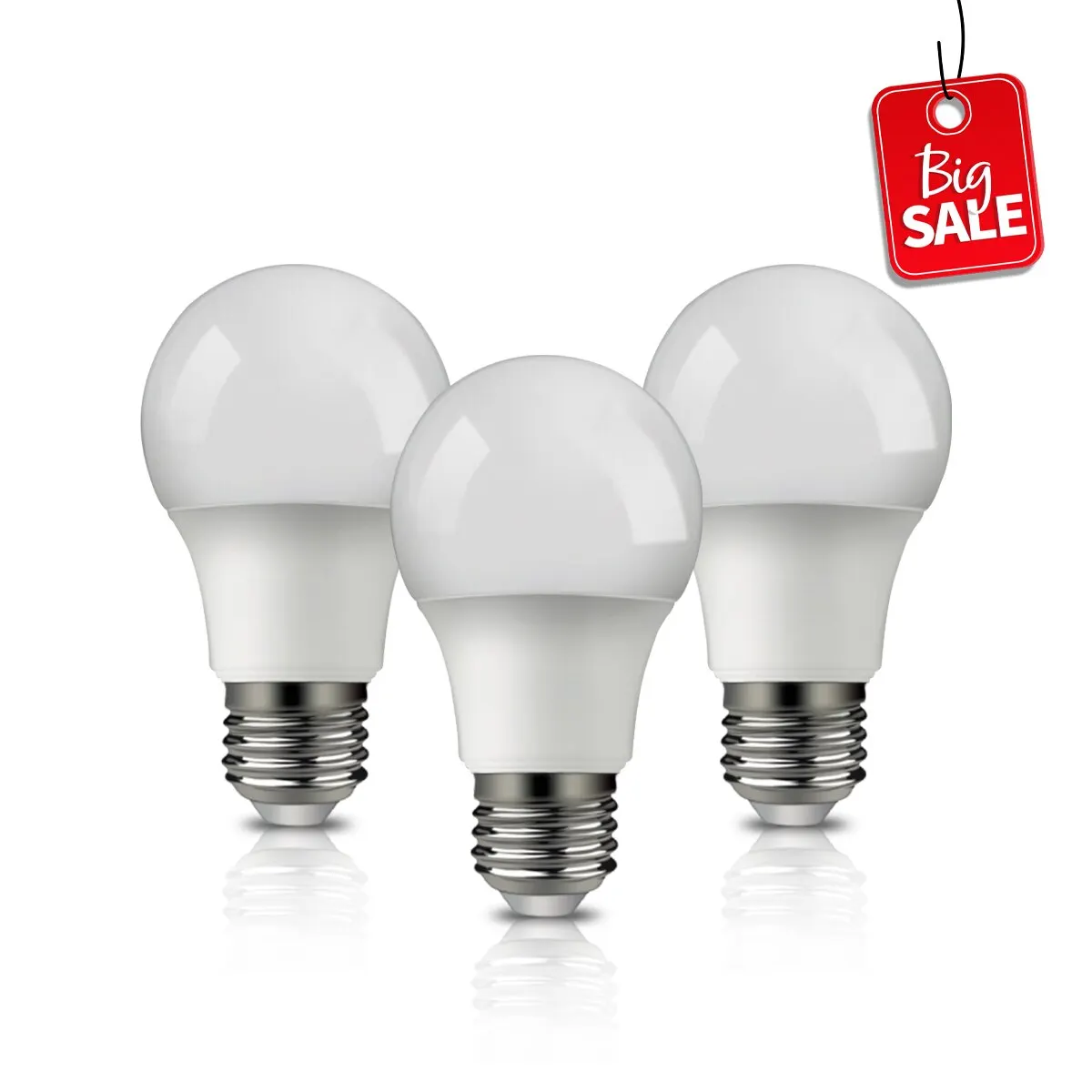 

3PCS A60 9w E27 3000K Energy Saving Lamp For Home Office Interior Decoration