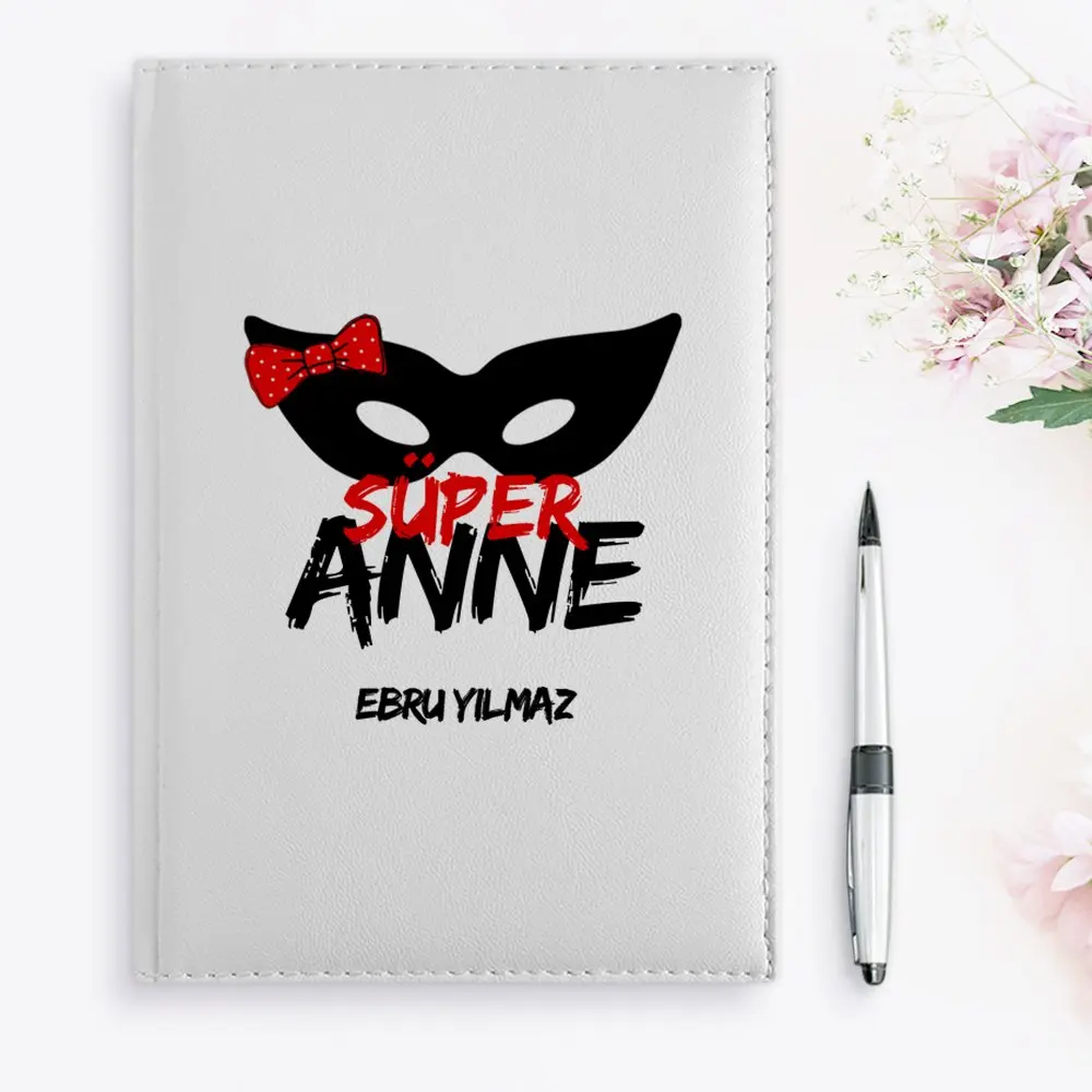 

Индивидуальный дизайн Super Mom, 2020 белый кожаный Органайзер-1