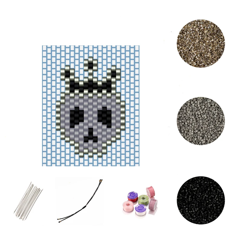 FAIRYWOO браслет с черепом DIY Аксессуары Набор для изготовления ювелирных изделий