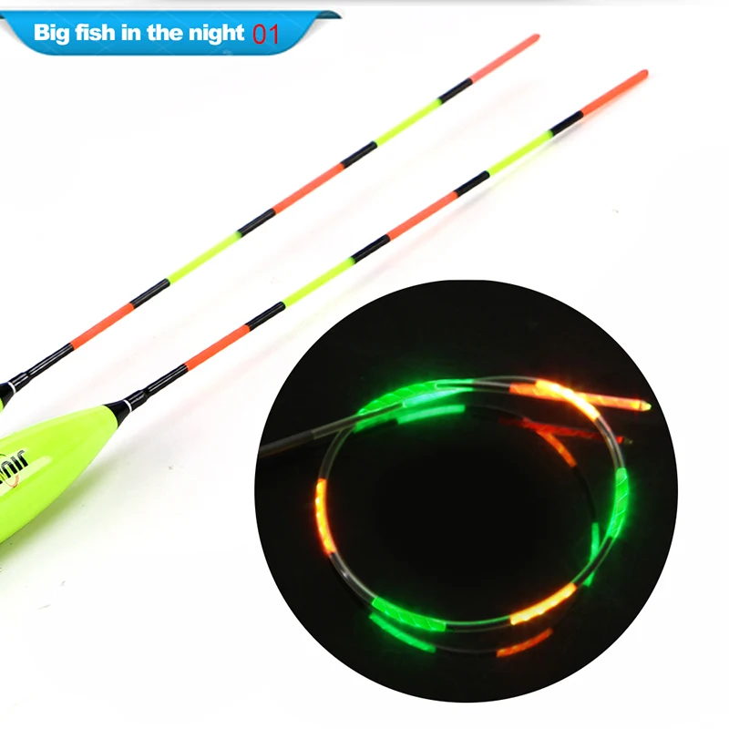 1Pcs Night Fishing Float Light Great Buoyance Glowing Luminous Carp Bobbers Electronic Accessories Winter fishing | Спорт и
