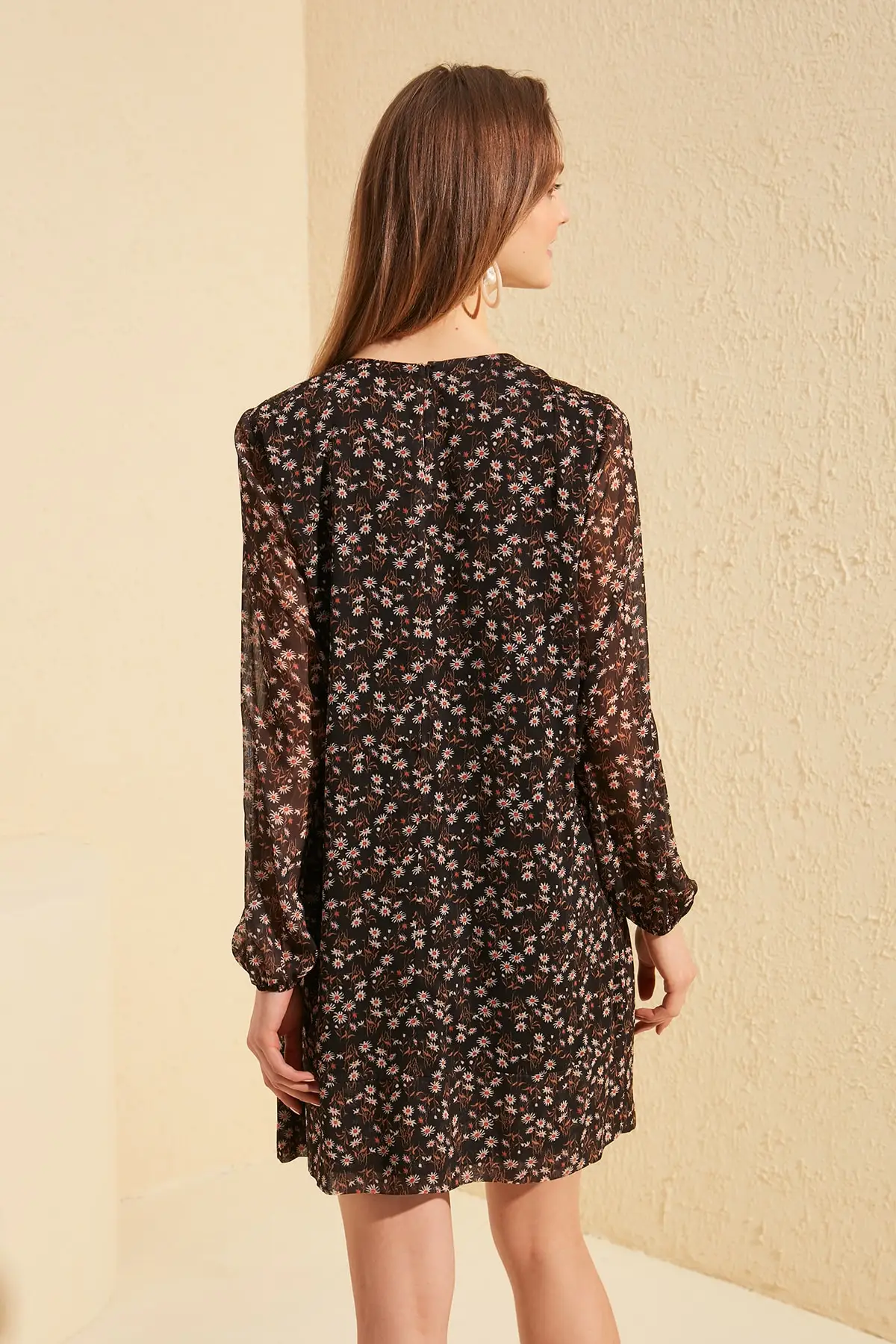 Платье с узором Trendyol TWOSS20EL0245|Женские платья| |