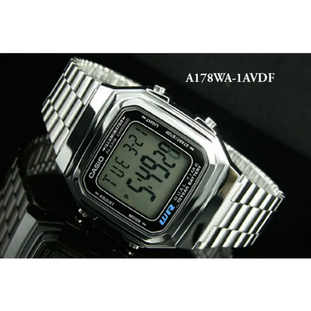 Часы Casio Мужские из нержавеющей стали с подсветкой спортивные Роскошные