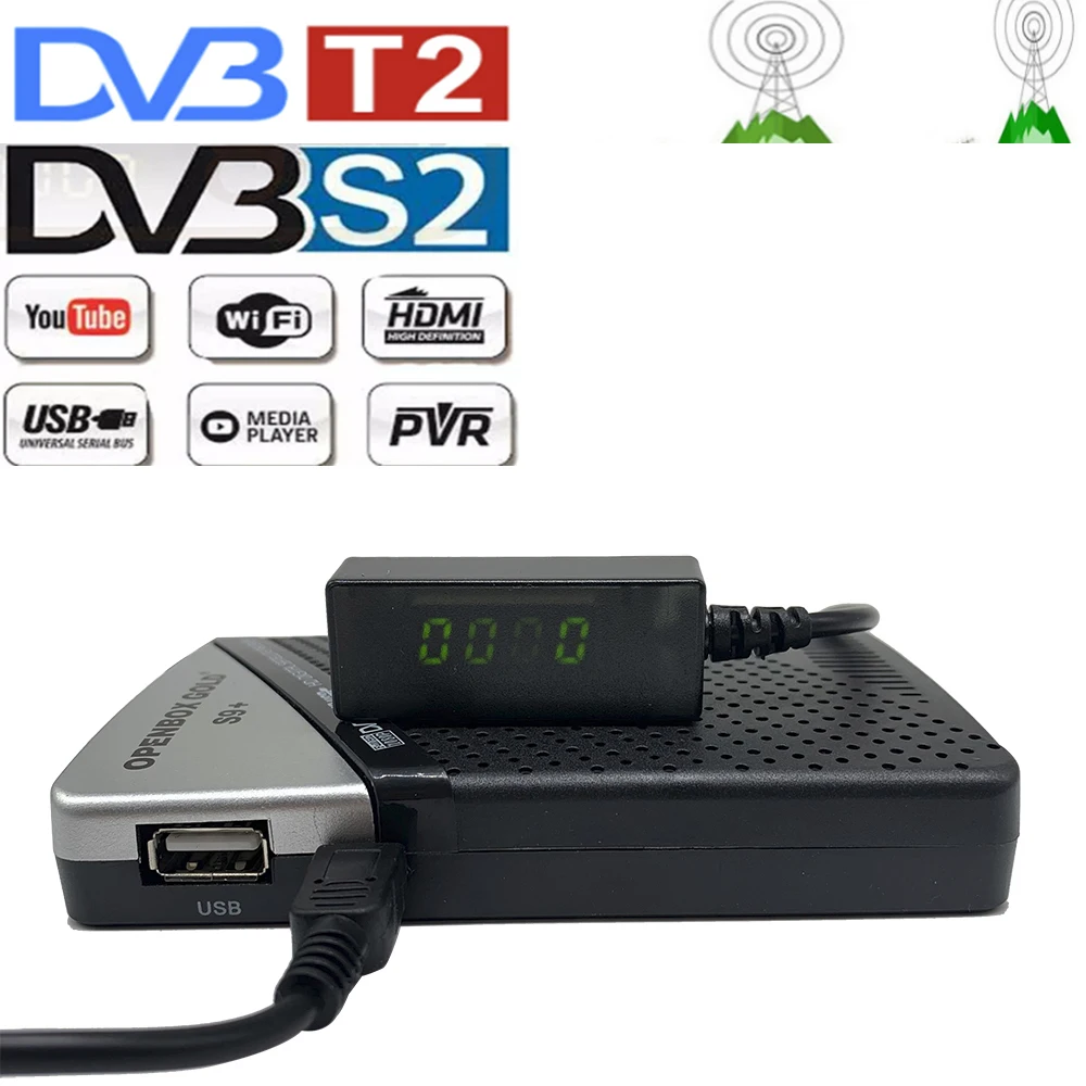 Русский спутниковый ресивер openbox S9 DVB S2 с T2MI ТВ приемник поддержкой USB WiFi TV YOUTUBE Xtream