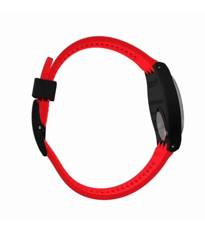 Часы swatch RED GRIN Originals Gent 34 мм отслеживание мощности GB754|Кварцевые мужские часы| |