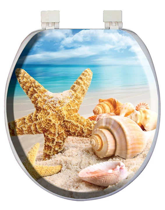 Мягкий белый чехол Softy для унитаза с классическим узором|Унитазы| |