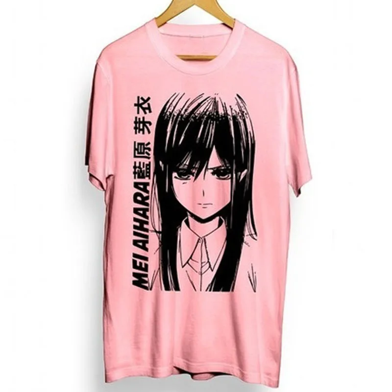 

Mei San Anime Manga Unisex T-shirt Fashion Cotton O Neck Top Female TShirt on Street Trend 2021 New Summer