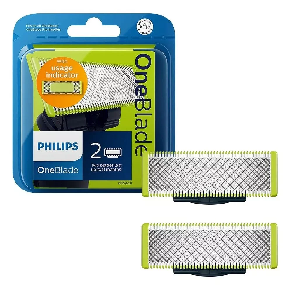 Оригинальные сменные лезвия для Philips Oneblade QP220 набор лезвий электробритвы One Blade