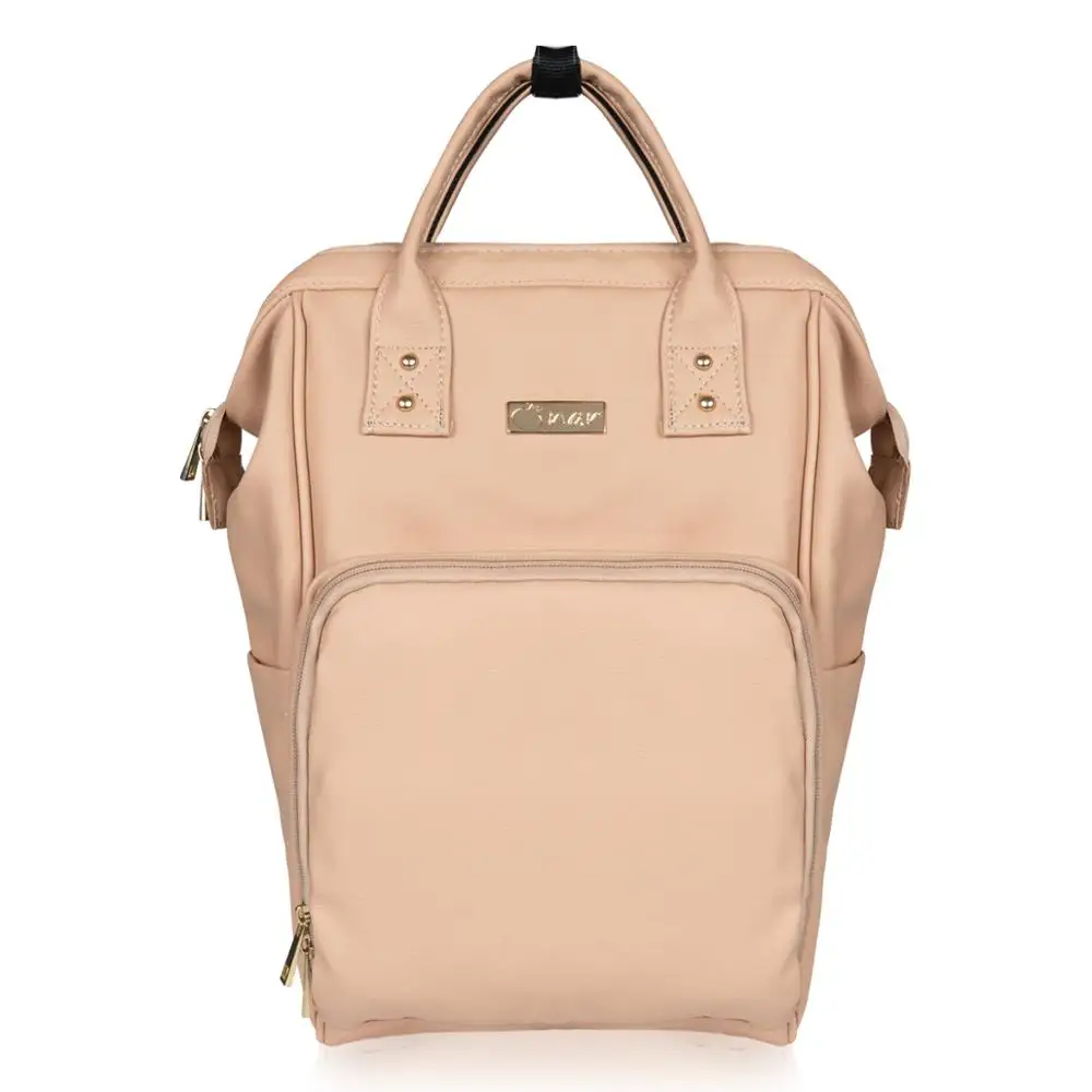 Сумка для детских подгузников-органайзер-искусственная кожа-черная | Мать и