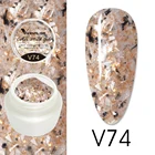 Гель для ногтей Venalisa, 60 цветов, с полным покрытием, Великолепная цветная пигментированная краска, гель, кремовая текстура, без протекания, Полупостоянный гель для ногтей