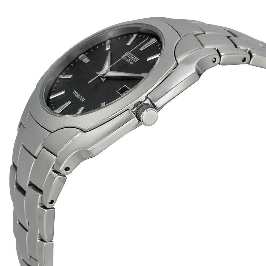 Titanium Citizen Watch Eco Drive BM6560 54H Men's Black Dial Titanium  Bracelet 38mm Watch|Quartz Watches| - AliExpress