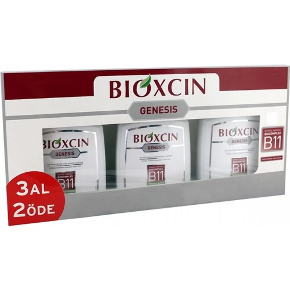 3 Buy 2 Pay Bioxcin Genesis Shampoo for Dandruff Hair 300ml Anti Dandruff Herbal Treatment Double Effect Moisturizing Nourishing