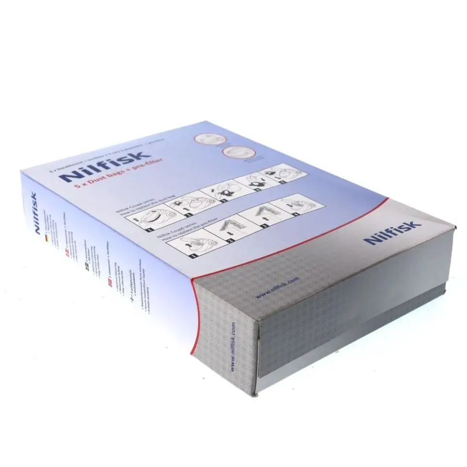 Пылесборник нетканый для Nilfisk Go Series Coupe force 60 66 788602600 (1 упаковка)|Запчасти пылесоса|