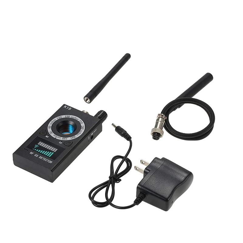 K18 Anti Spy Detector Listening Device Finder Radio Scanner Bug Camera Finder Detector GPS GSM Radio Detector images - 6