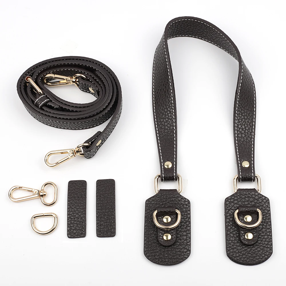Fashion Bag Strap PU Leather Shoulder Belt Bag Handle Band Replacement for Handbag DIY Accessories Long Belt With Hardware