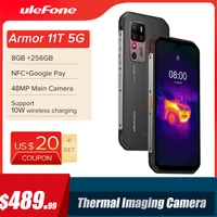 Ulefone Armor 11T Rugged Mobile Phone FLIR   Thermal Imaging Camera Smartphone Android 8GB 256GB Waterproof Mobile Phone