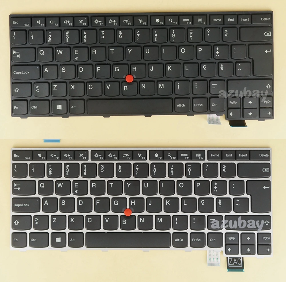 Португальская клавиатура PT для Lenovo Thinkpad T460S T470S 13 Gen 1 2 00PA433 01YR068 00PA515 01YT122 01AV022 01AV062