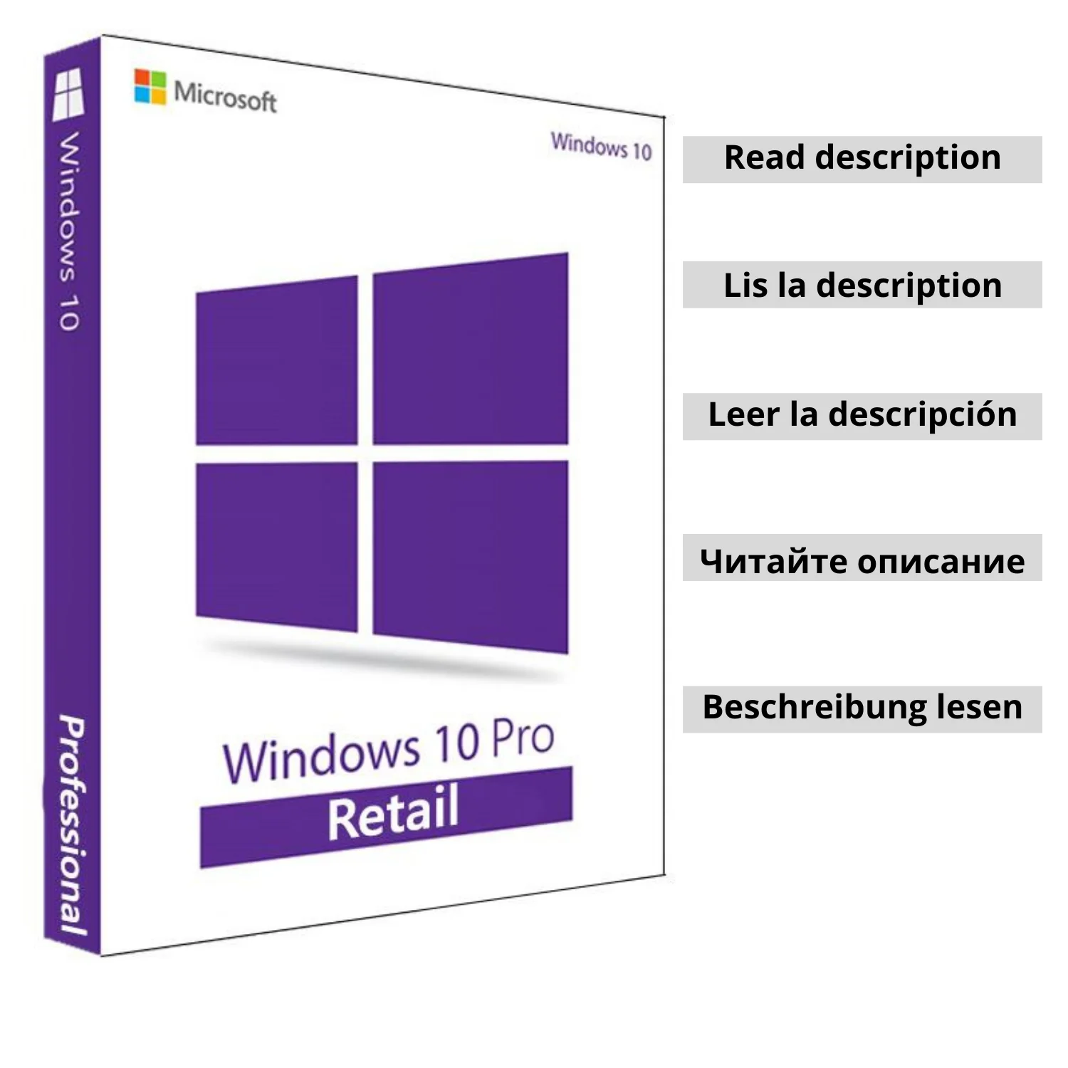 Windows 10 Pro Retail Купить