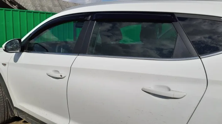 Ветровики для хюндай туксон тусан хендэ дефлекторы окон дождевики на окна