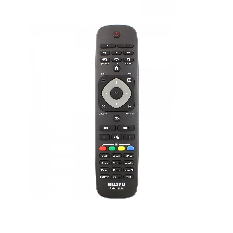 Remote control universal HUAYU Philips RM - L1125+ 3D LCD TV 2422 5490 01833 RC1205B/30063555 RC0301/01 RC19036001 RC19042004 PIP |