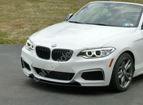 Универсальная насадка на передний бампер BMW F10 F20 F22 сплиттер для губ пианино