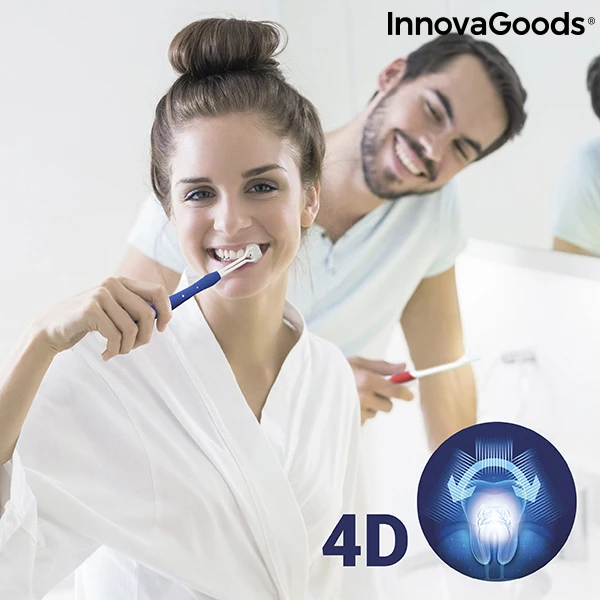 InnovaGoods 4D Toothbrush (Set of 2) | Красота и здоровье