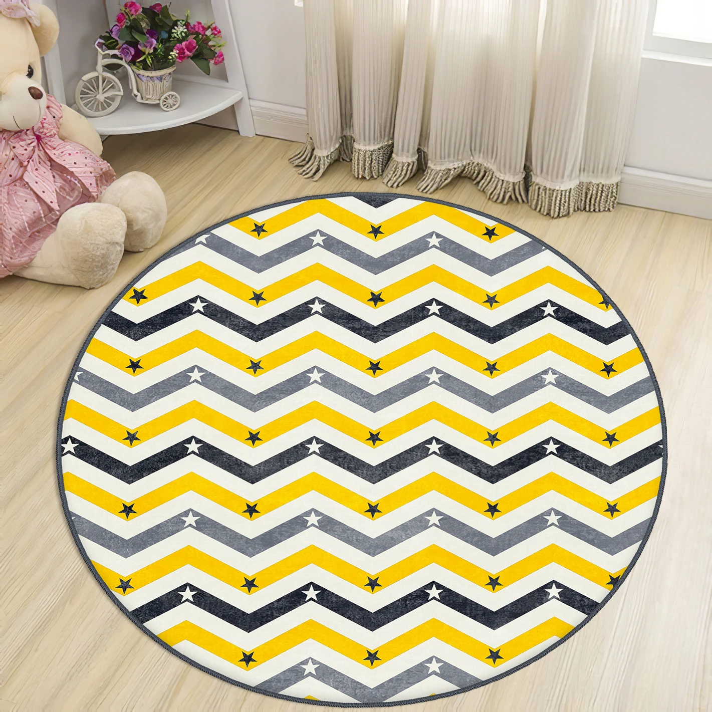 

Оранжевый круглый Детский ковер для футбола astroturf top star, оранжевый, красный, черный