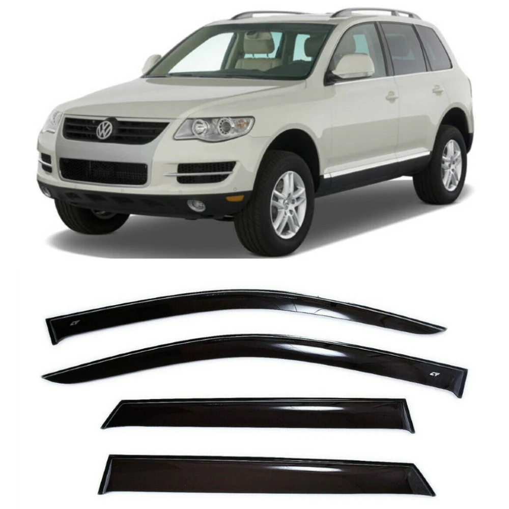 Дефлекторы окон Cobra Tuning V25507 на авто Фольксваген Туарег 1 I 5 дв. 2007-2010 4 шт./комп.