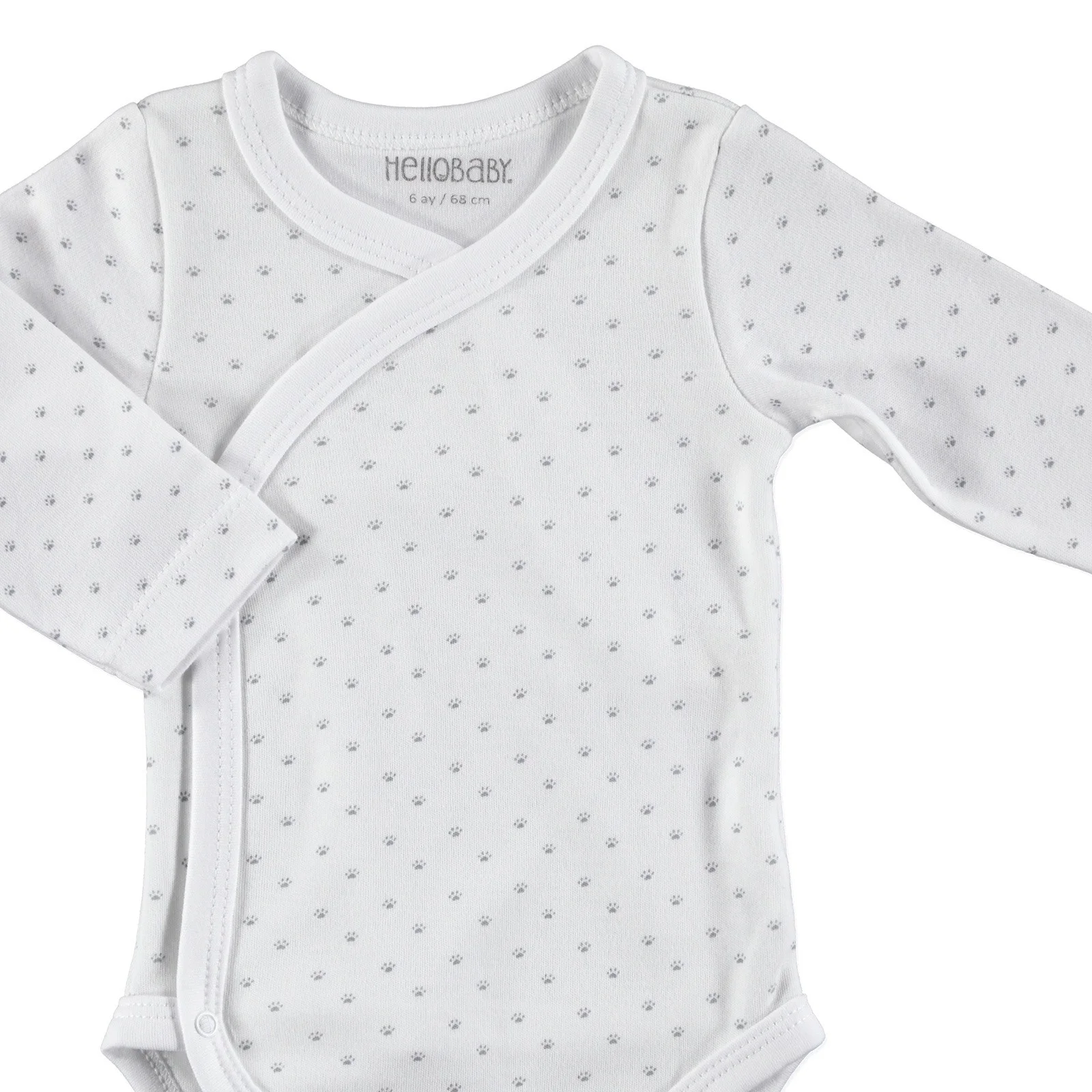 Ebebek HelloBaby/боди с длинными рукавами милыми лапами для малышей| |