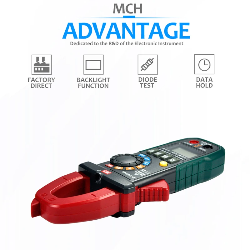 Высокоточный цифровой зажим измеритель мощности|Измерители тока| |