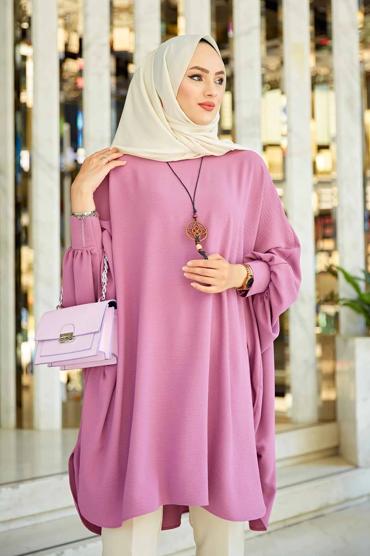 Рукав летучая мышь Aerobin туника с длинным рукавом Элегантная рубашка белого и