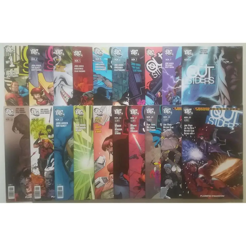 OUT SIDERS VOL 1 полная коллекция N ° от до 20 DC COMICS ED. PLANETA - 2006 1ª испанское издание комиксы