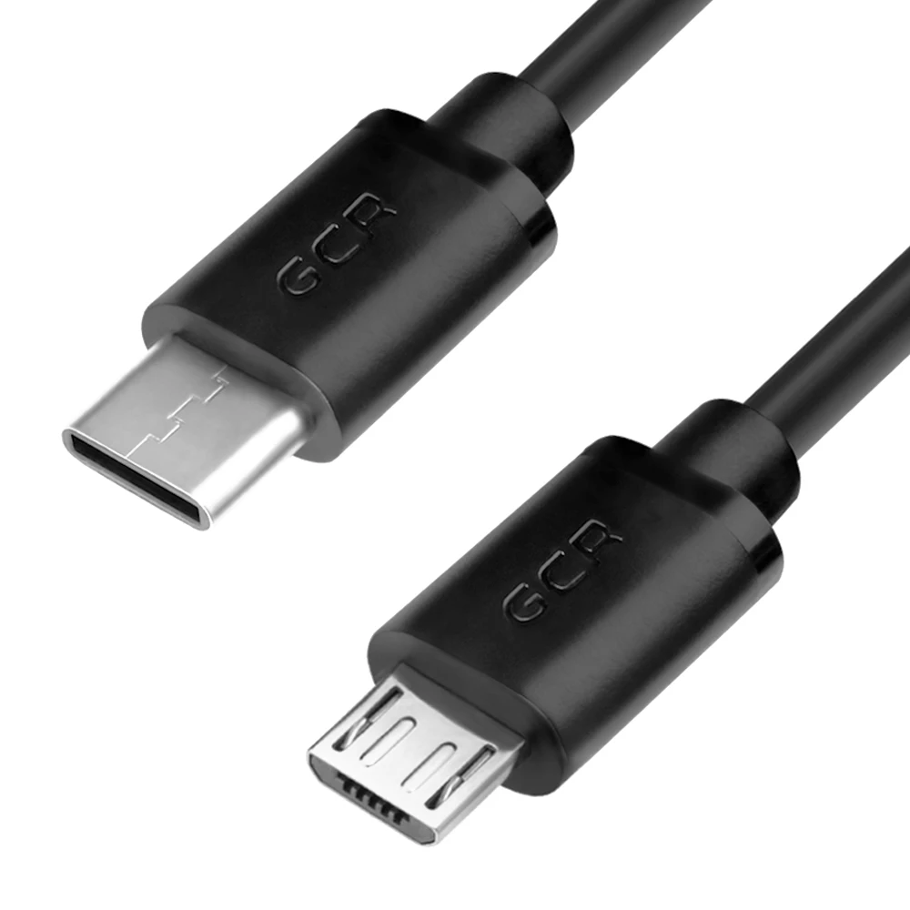 GCR Кабель Type C на micro USB для ПК ноутбука камеры навигатора переходник зарядки
