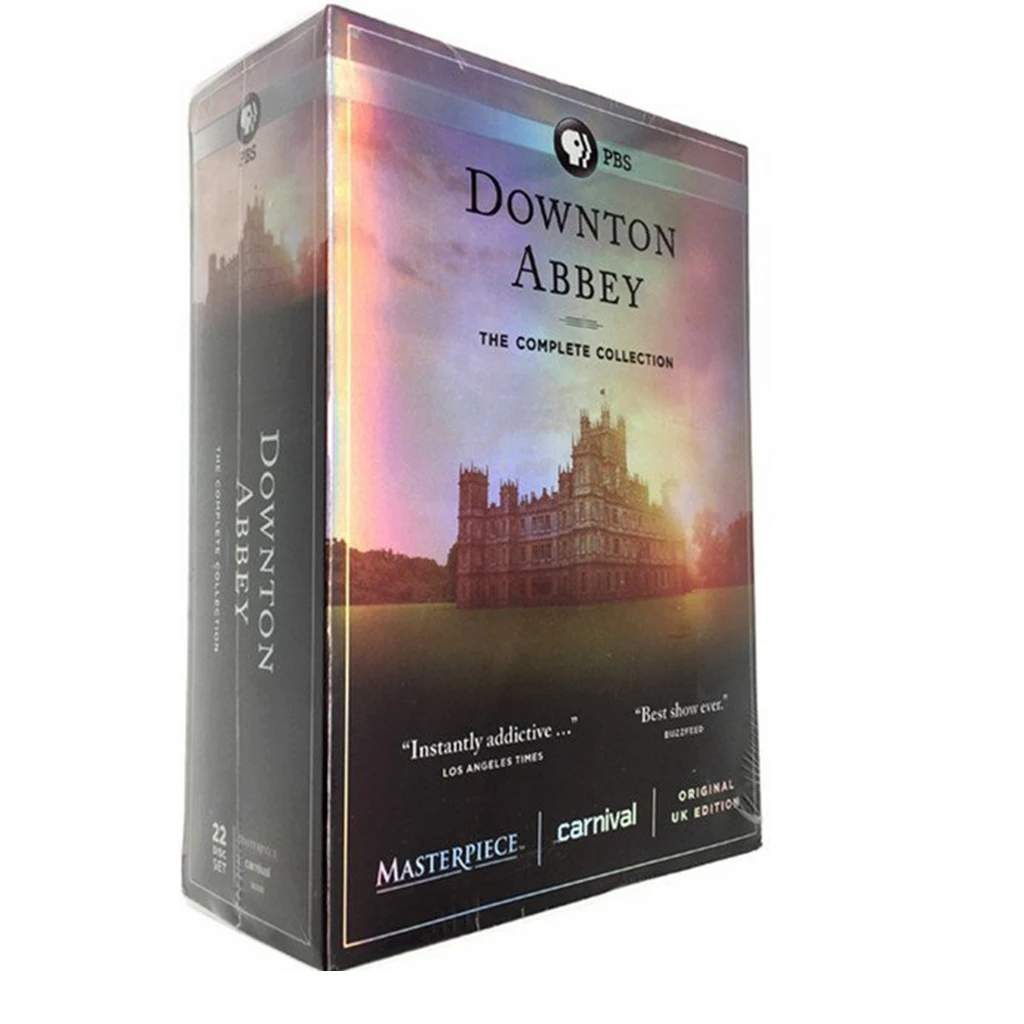 

Downton Abbey, полный набор сезонов, 1-6 DVD-бокс, 22 диска