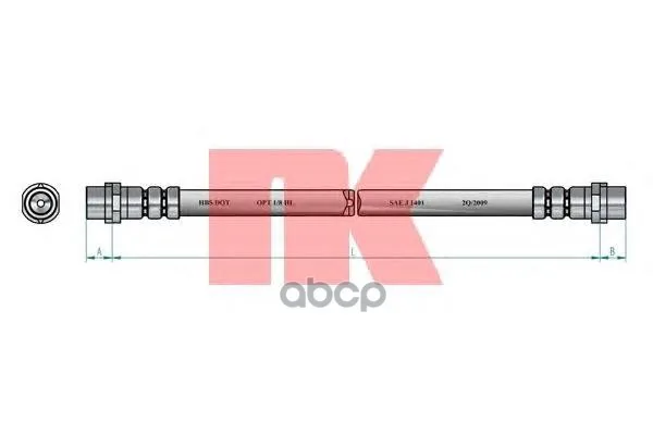 Brake hose 854755 Nk. |