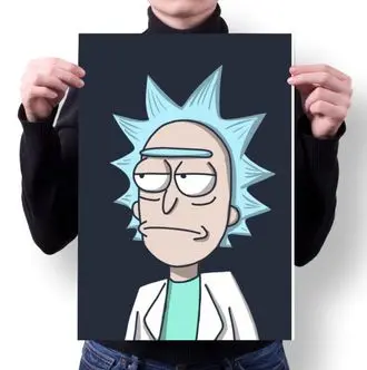 Плакат Rick and Morty/ Рик и Морти №20 А3 | Дом сад