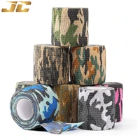 6 rolls tattoo bandage easy tear cohesive elastic tattoo grip cover 5450cm camouflage tattoo handle grip wrap elbow stick tape