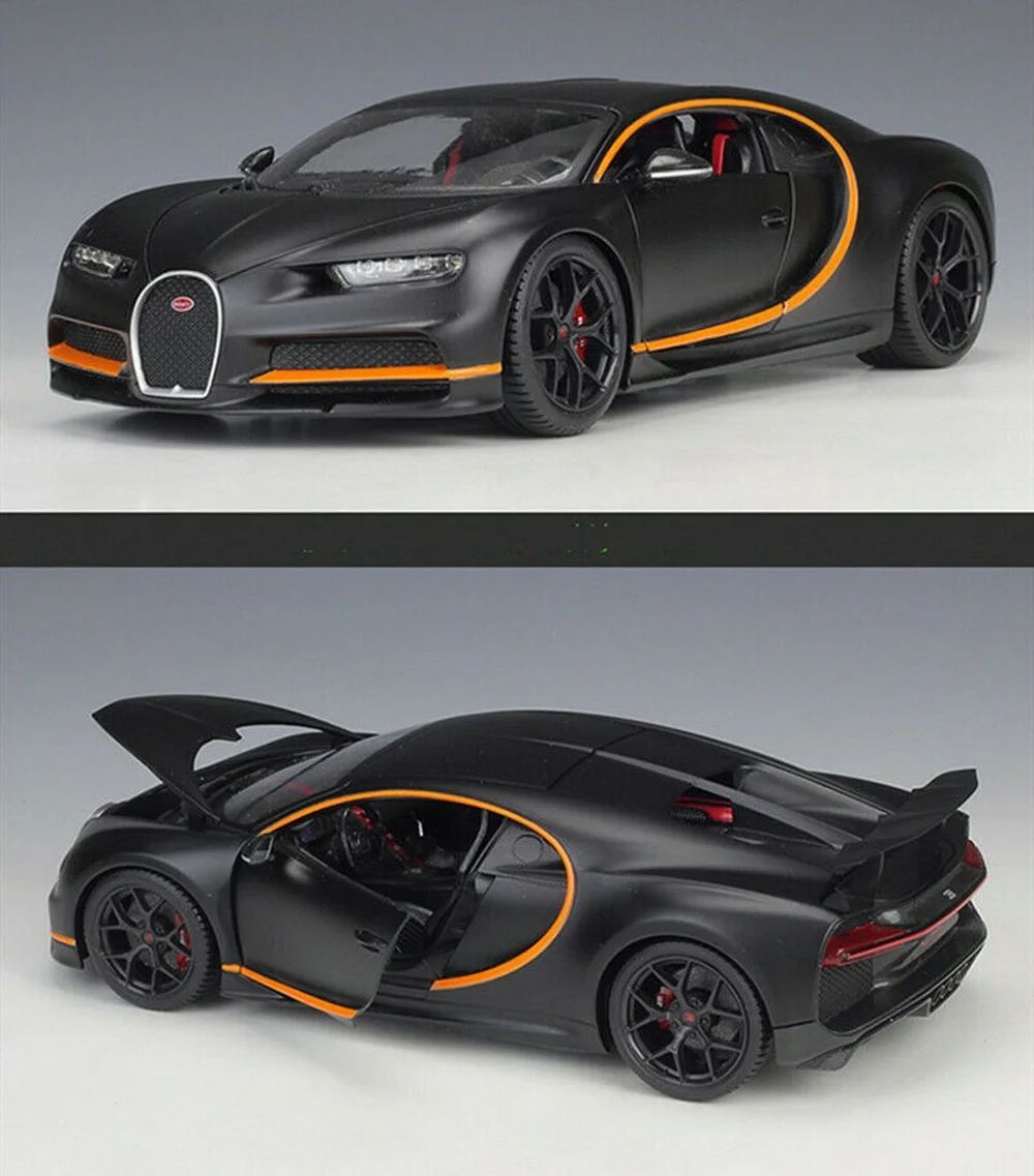 

Модель спортивного автомобиля Bburago Bugatti Chiron, 1:18, литая, в коробке