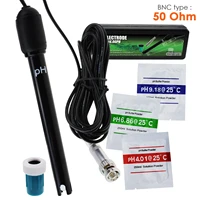 0 14 ph electrode probe bnc connector replacement kit for aquarium hydroponics plant pool spa 300cm cable for ph meter monitor
