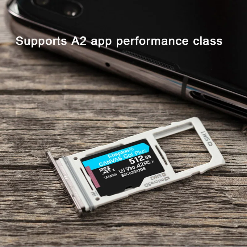 Kingston sd-карта 128 ГБ U3/U1 карта памяти 32 Гб 64 256 512 флеш-карта SDHC SDXC V30 карты класс 10 для