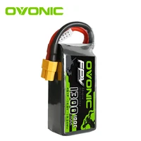 14 8v ovonic 1300mah 100c max 200c lipo 4s1p battery with xt60 connector for 250 fpv frame rc drone heli quad boat