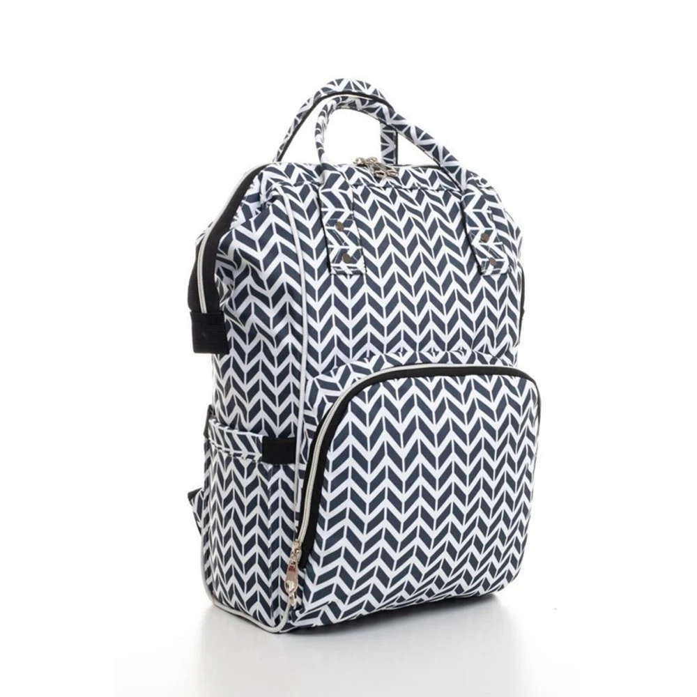 Fiyat Bebek şişesi Termos Beyaz Sırt çantası çizgili Su Geçirmez Jartiyer Anne Bebek Bakımı Büyük Kapasiteli Su Geçirmez Lüks Sırt çantası